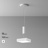 Миниатюра фото потолочный светодиодный светильник maytoni zon c032cl-36w4k-sq-w | 220svet.ru